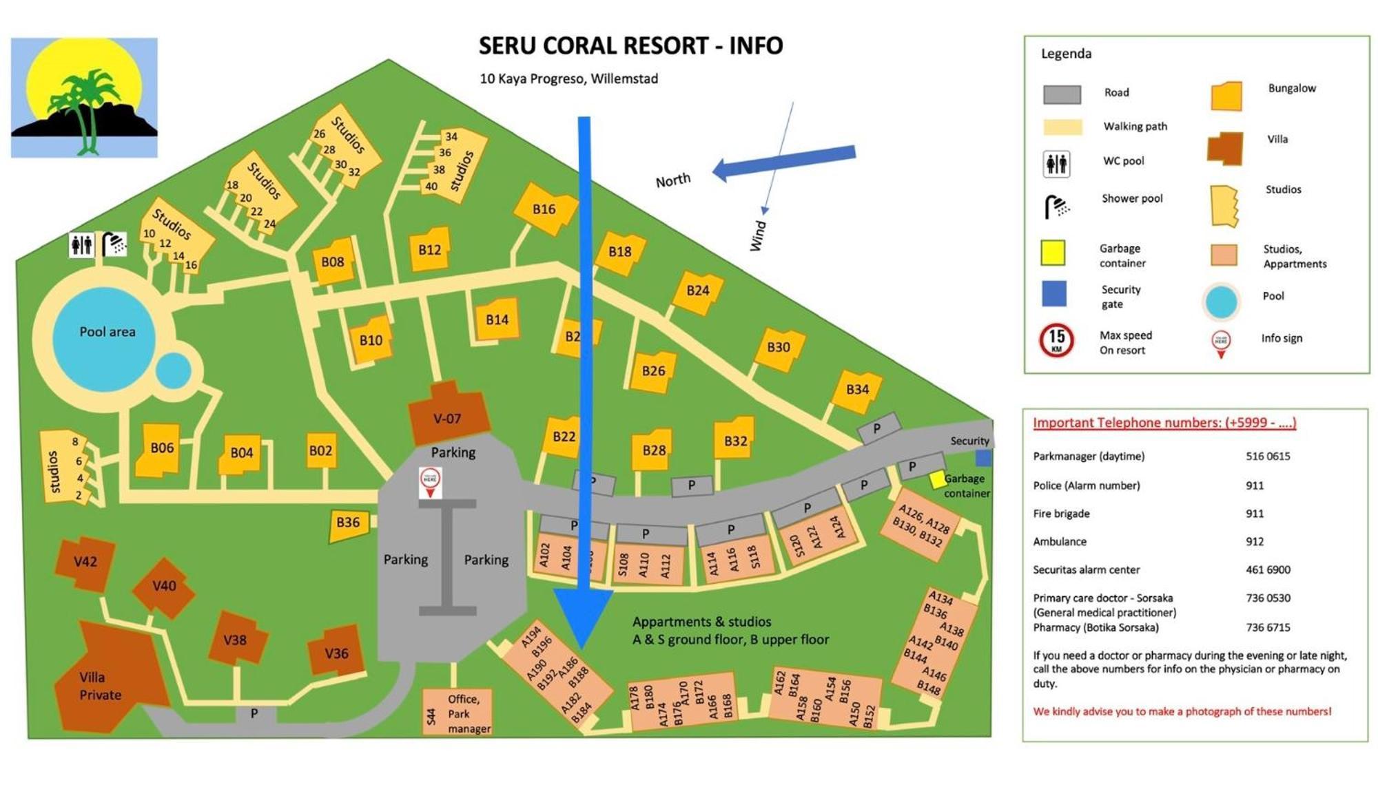 Kas Di Bami A-186 Op Seru Coral Resort - Ruim Appartement Met Groot Zwembad En Tropische Tuin Willemstad Zewnętrze zdjęcie